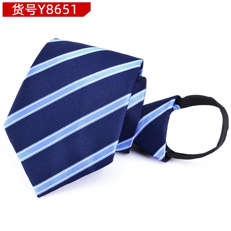 Cà Vạt 8cm Phối Khóa Kéo Lịch Lãm Cho Nam