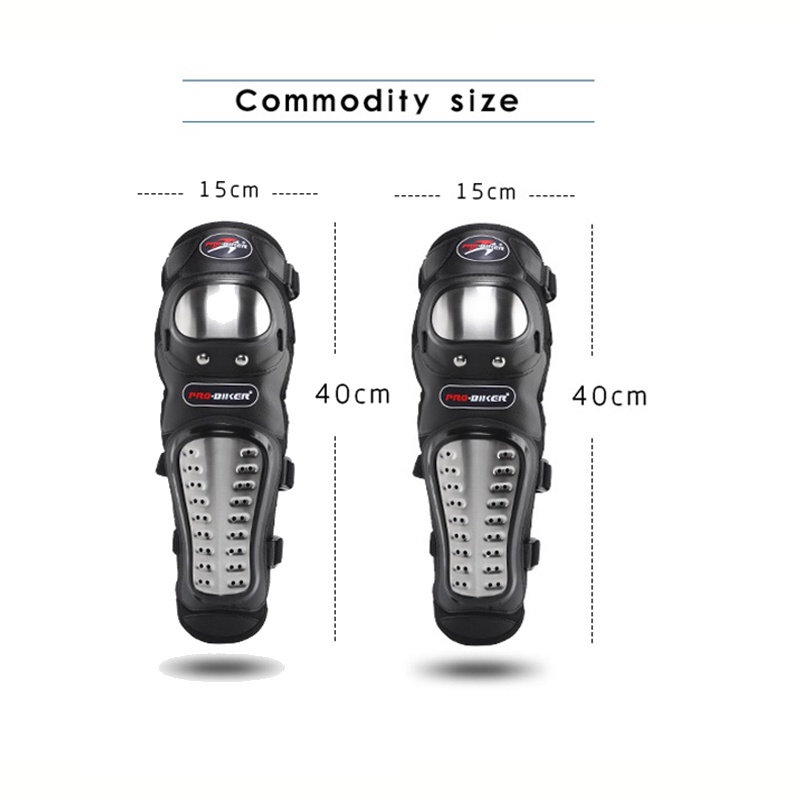 Đệm Bảo Vệ Đầu Gối Và Khuỷu Tay Bằng Thép Không Gỉ Dùng Khi Lái Xe Mô Tô Dành Cho Nam