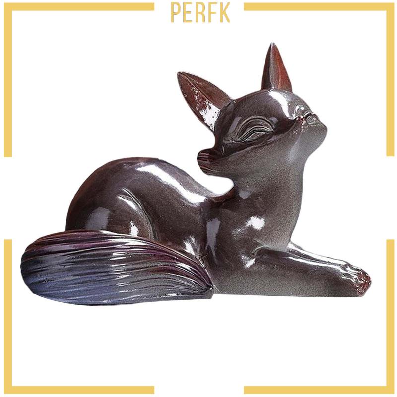 [Perfk] Mô Hình Điêu Khắc Thú Cưng Mini Thay Đổi Màu Sắc Cho Phòng Trà