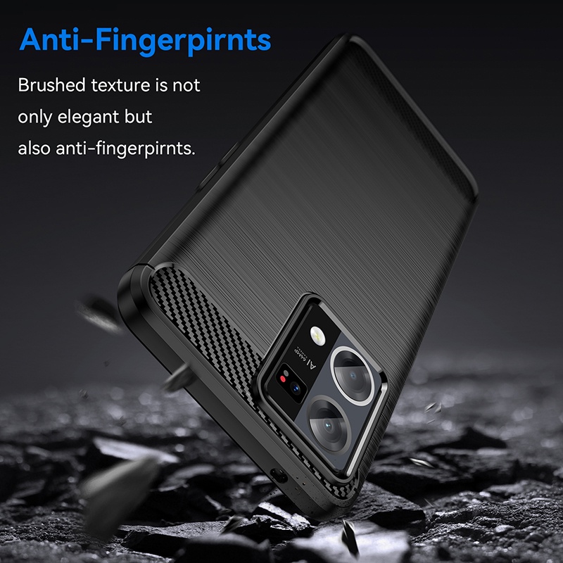 Ốp Điện Thoại Silicon Mềm Sợi Carbon Cho OPPO Reno7 4G Reno 7 Reno7 5G 4G 2022