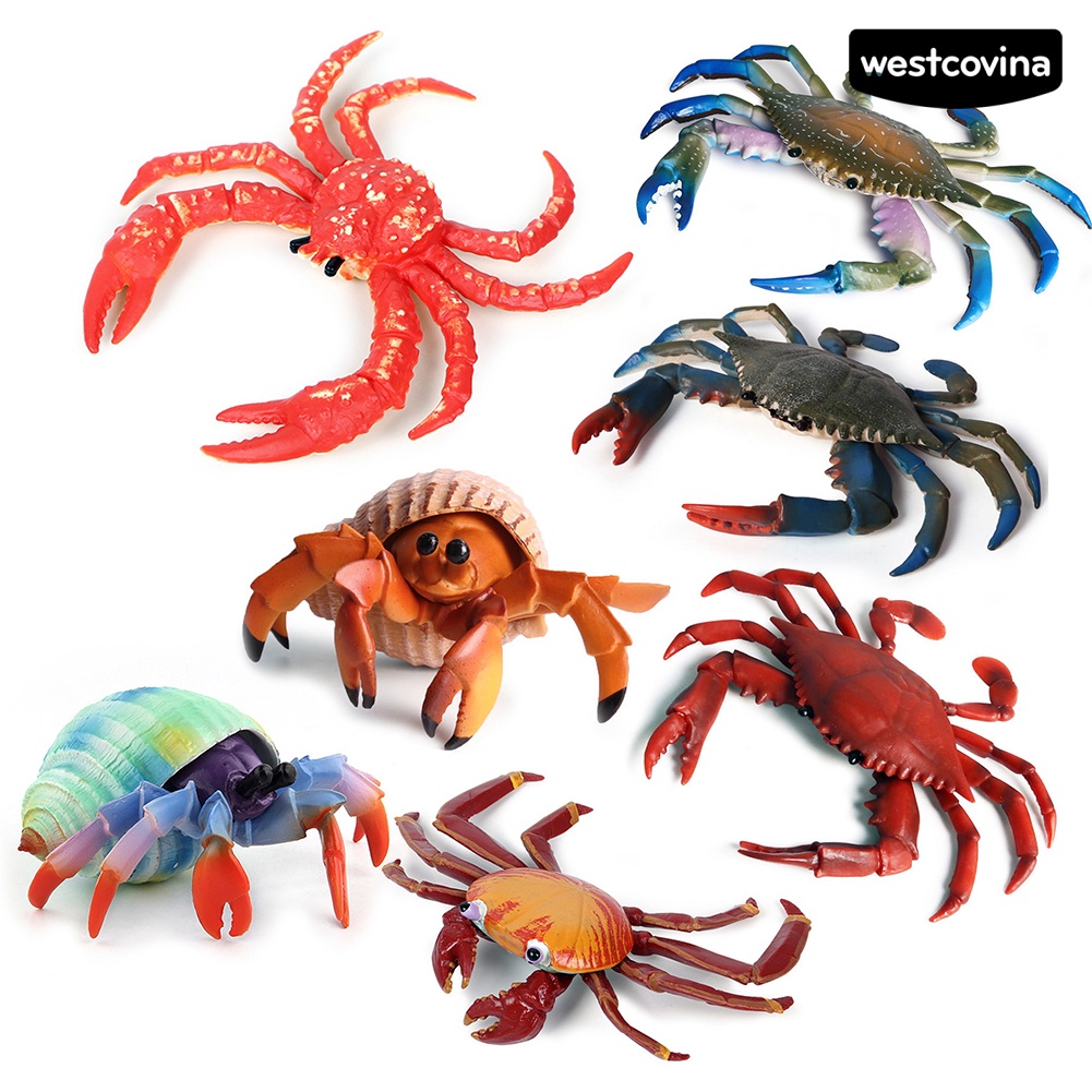 [COD]♋Mô Hình Đồ Chơi Chú Cua Biển Bằng PVC Để Bàn Trang Trí