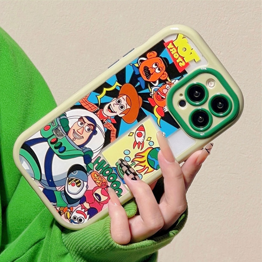 Ốp Điện Thoại TPU Dẻo Họa Tiết Hoạt Hình Buzz Lightyear Dễ Thương Chống Sốc Cho IPhone 11 12 13 14 Pro Max 14 Plus
