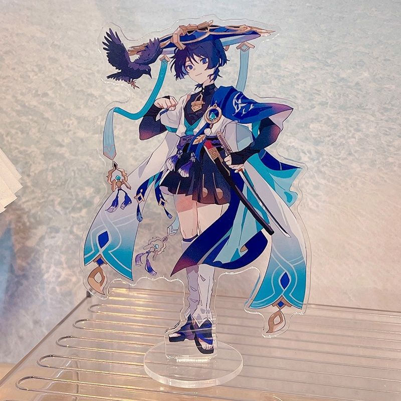 Genshin Impact Scaramouche Acrylic Stand Wonderer Xung quanh đất nước sụp đổ Trang trí Quà tặng HJ27