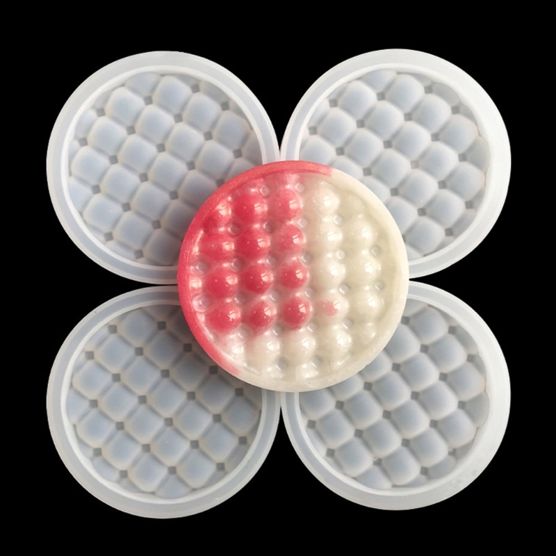Sa Khuôn Silicone Làm Nắp Cốc Hình Tròn DIY