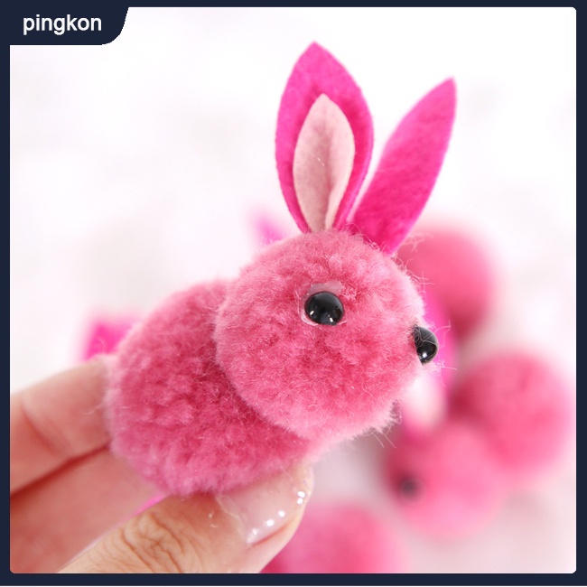 Thỏ Nhồi Bông Mini Treo Trang Trí Lễ Phục Sinh Diy