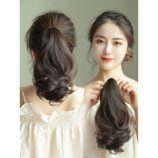 Tóc giả đuôi ngựa MISS FANCY tóc giả kẹp đuôi ngựa tóc giả đuôi ngựa xoăn Tóc giả đuôi ngựa ngắn 25cm Tóc giả kẹp