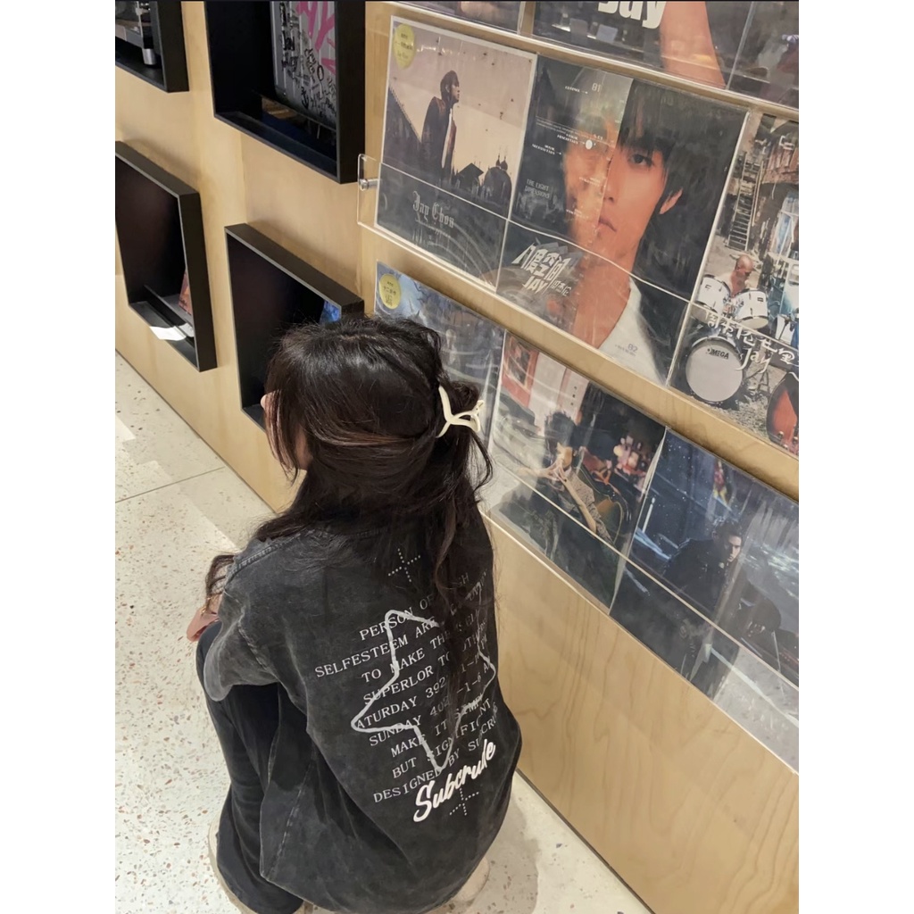 NRVP Áo Thun 100% Cotton Tay Ngắn Dáng Rộng In Họa Tiết Độc Đáo Phong Cách Hàn Quốc Thời Trang Cho Nam Và Nữ