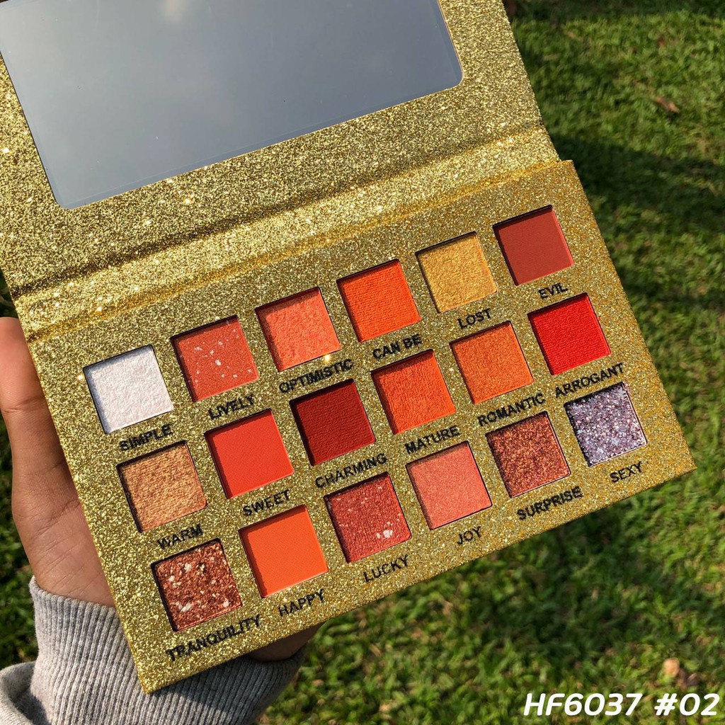 Bảng Màu Mắt ánh nhũ 18 ô HF6037  SIVANNA PRETTY GALAXY EYESHADOW PALETTE