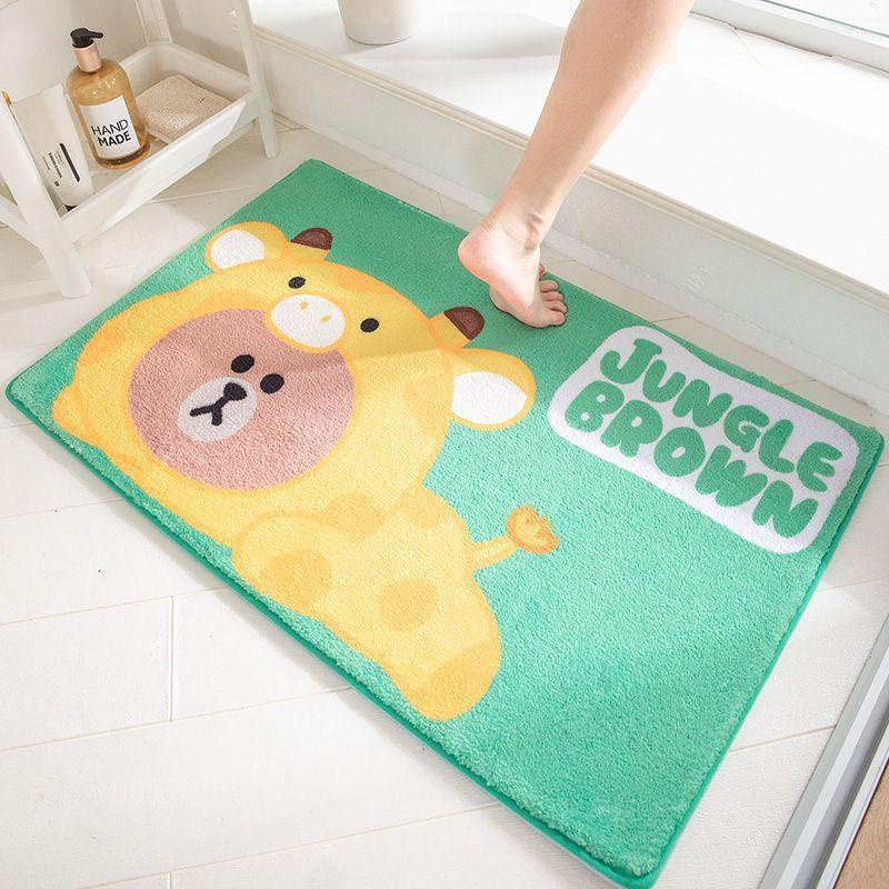 Thảm Chùi Chân Gấu Thỏ Nhiều Mẫu