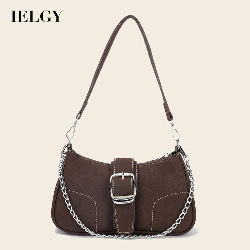 Túi Đeo Vai Nhám Mềm Mại Phối Dây Xích Đơn Giản Chất Lượng Cao Cho Nữ