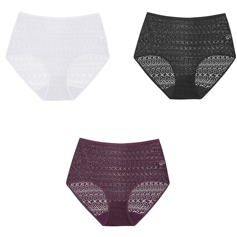 Take Talk 1 Quần Lót Lưng Cao Trong Suốt Co Giãn Thoáng Khí Cỡ Lớn XL-5XL Thời Trang Quyến Rũ Cho Nữ