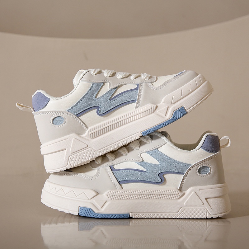 Giày thể thao nữ độn đế Albino Store giày nữ sneaker màu trắng ulzzang Hàn Quốc 1665