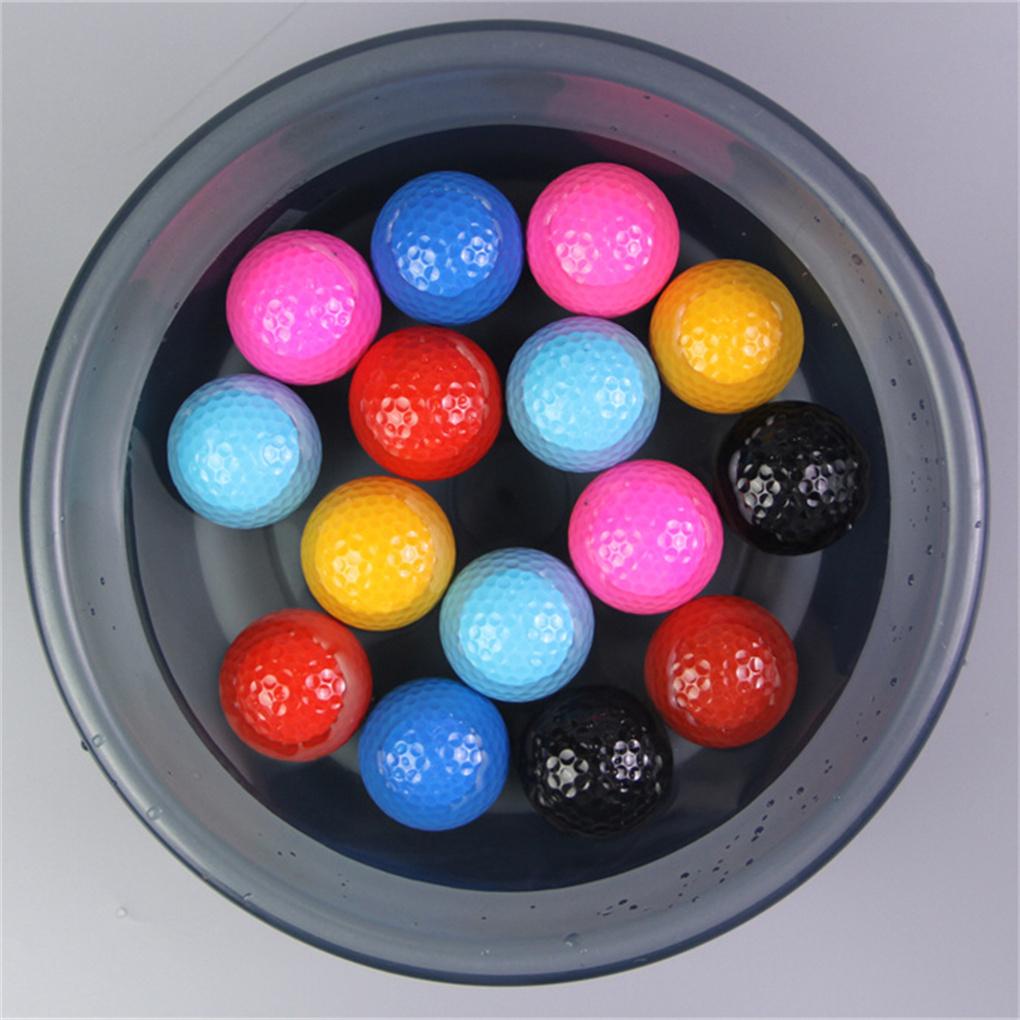 Bộ 1 / 2 / 3 Quả Bóng Golf Nổi Nhiều Màu Sắc Kèm Túi Đựng Tiện Dụng Cho Người Lớn Luyện Tập