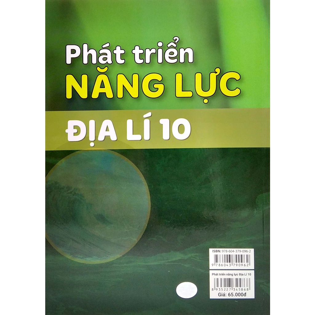 Sách Phát Triển Năng Lực Địa Lí 10