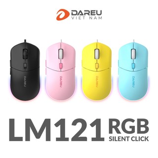 Chuột gaming DareU LM121 (Led RGB, Silent Click, DPI 1000 - 6400)