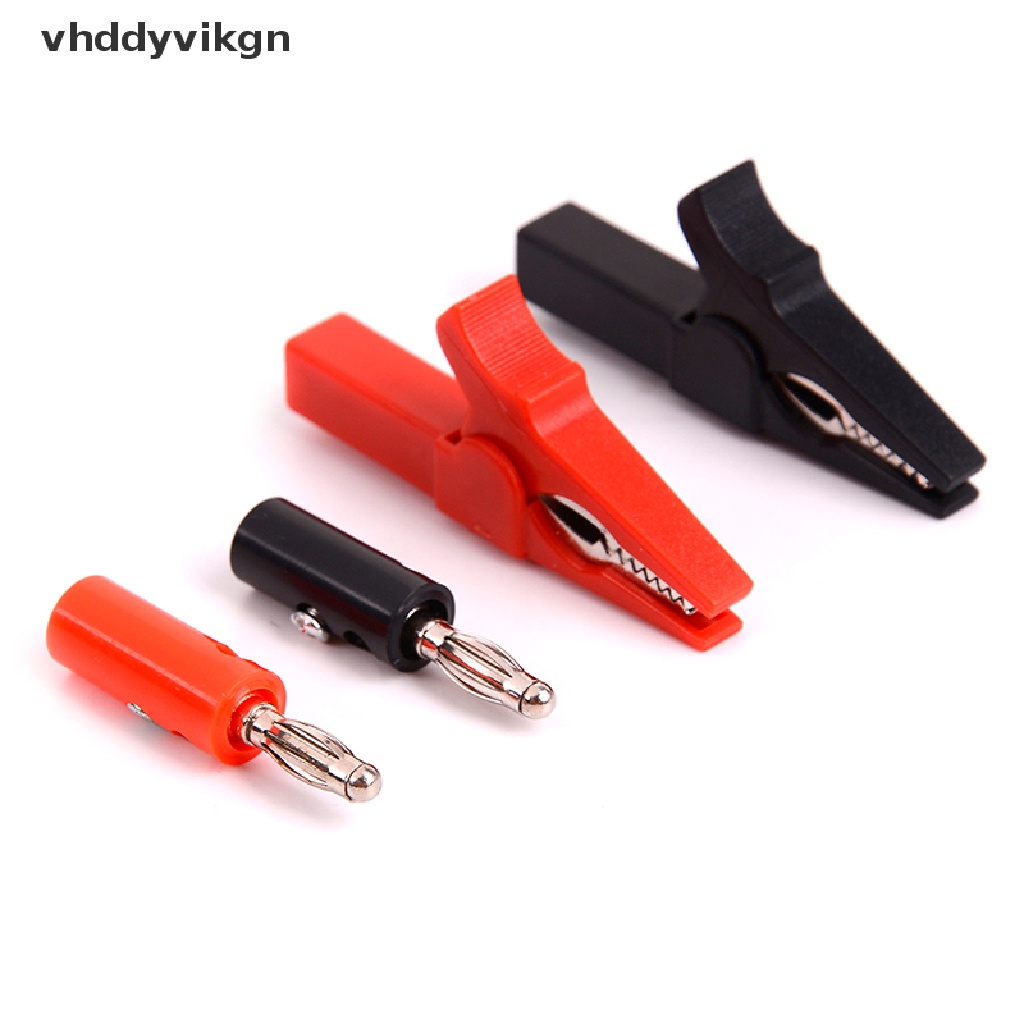 Set 4 Kẹp Cá Sấu 55mm + Dây Cáp 4mm