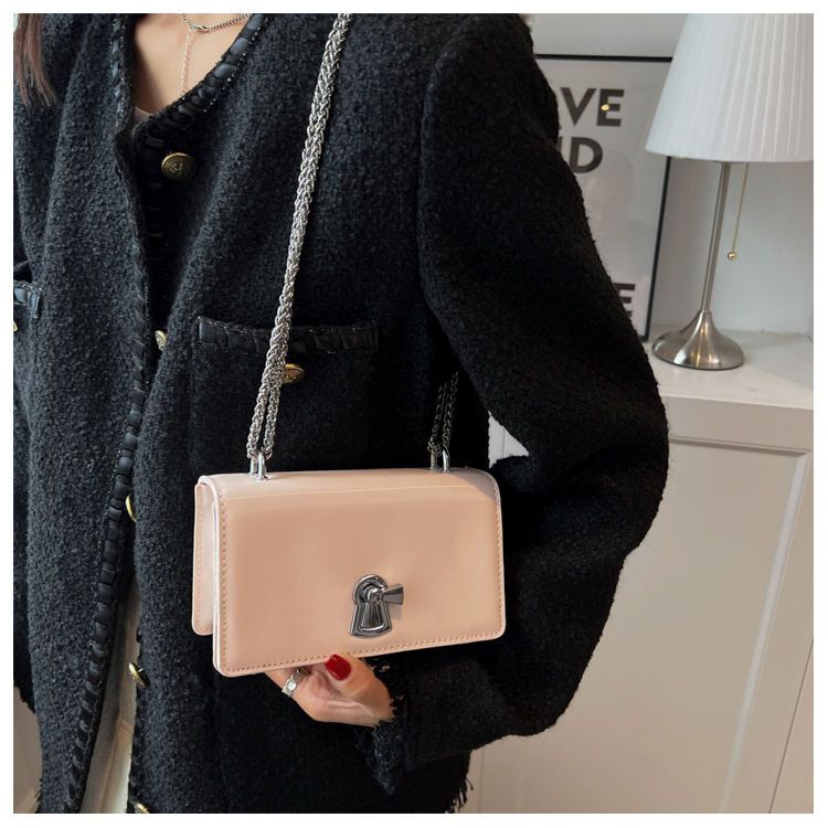 Túi kẹp nách dây xích trơn túi đeo vai dây xích đi học đi làm