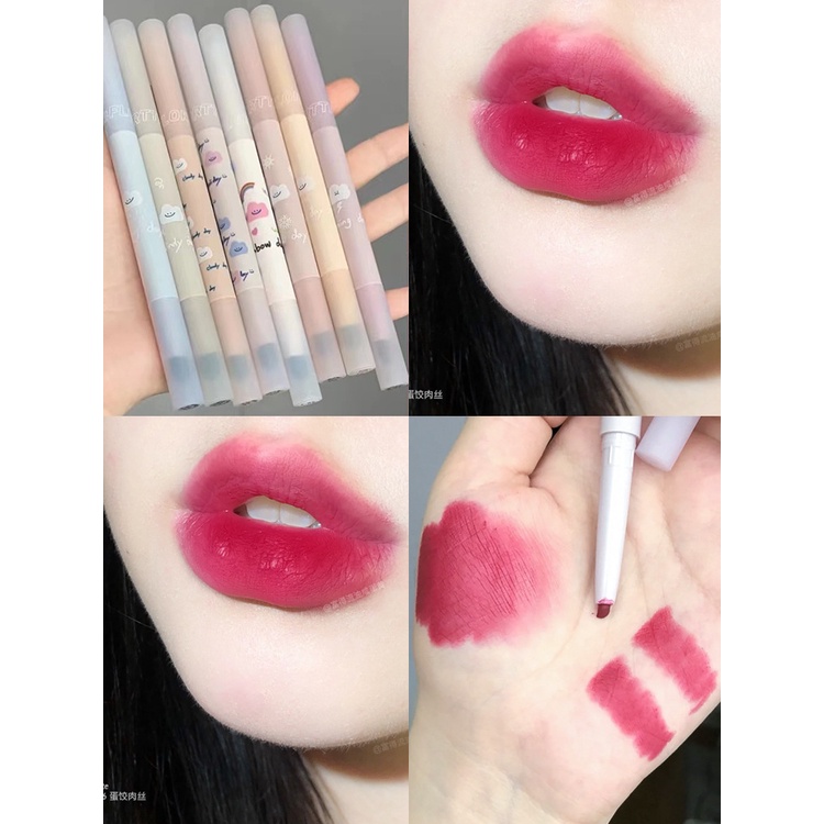 Flortte Son Môi Hai Đầu Màu Nhung Lì Thời Trang