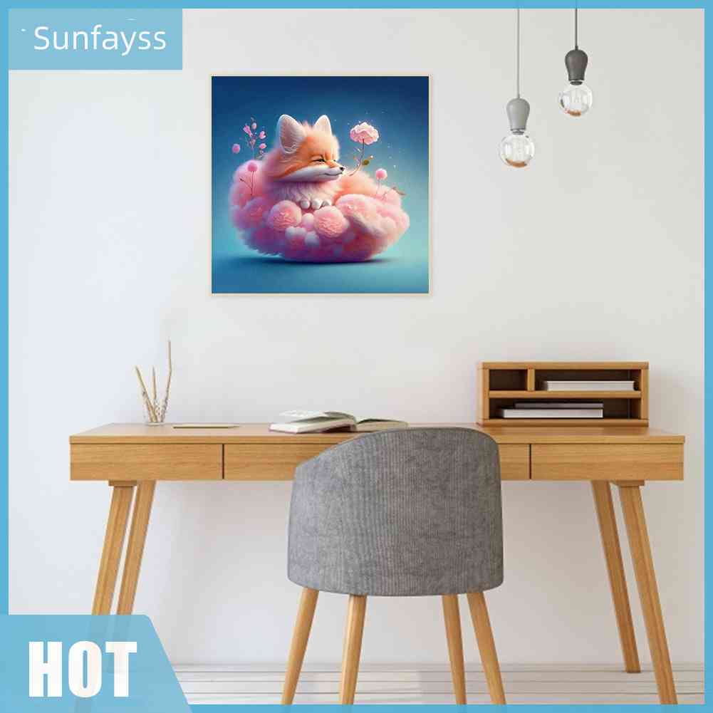 Tranh Đính Đá Kim Cương Toàn Bộ 5D DIY Hình Vẽ Cáo