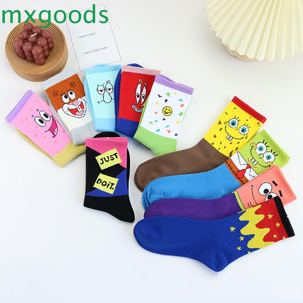 Vớ Cotton Co Giãn Họa Tiết Hoạt Hình Patrick Star Harajuku Hàn Quốc Cho Nam Và Nữ