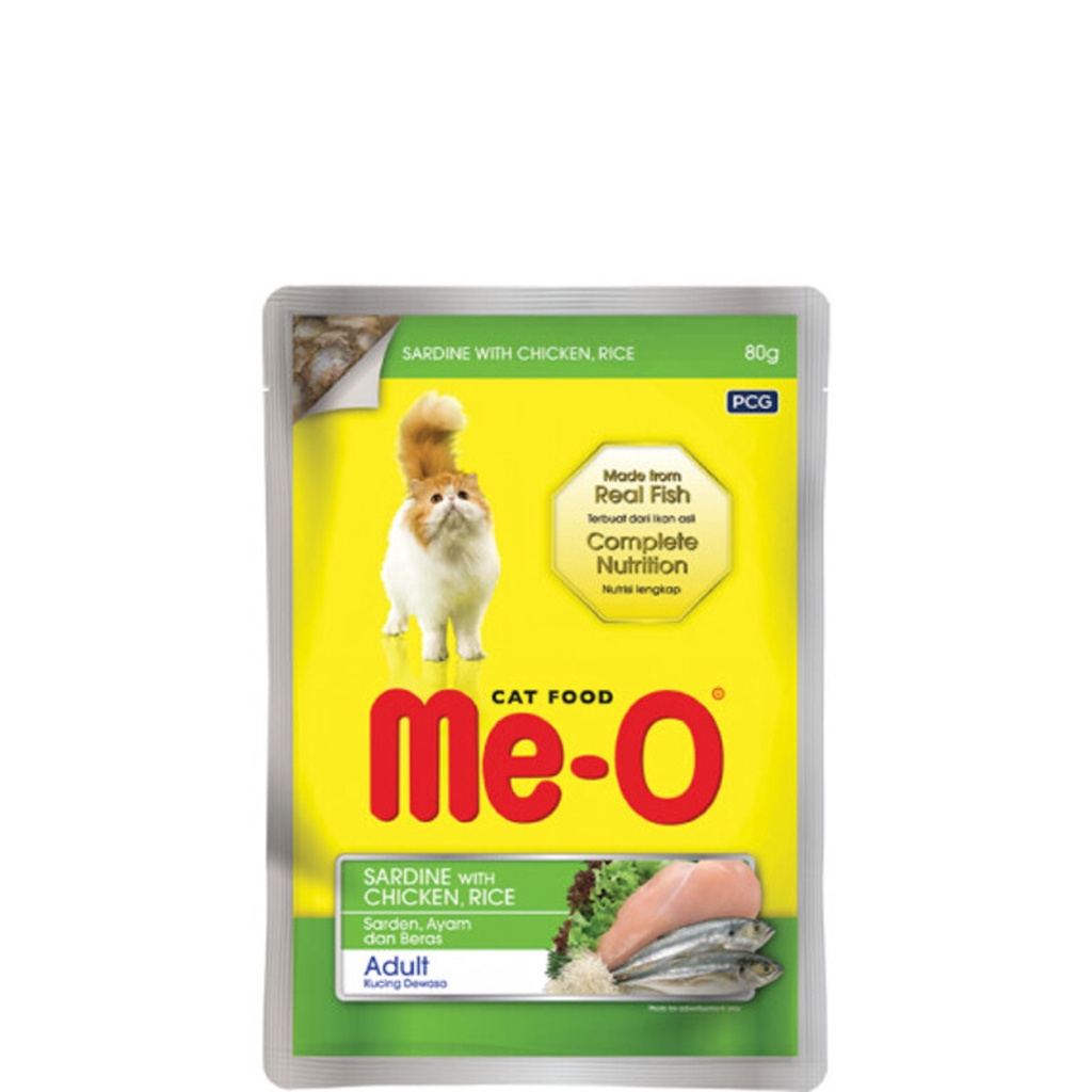 Thức ăn cho mèo Pate me-o gói 80g