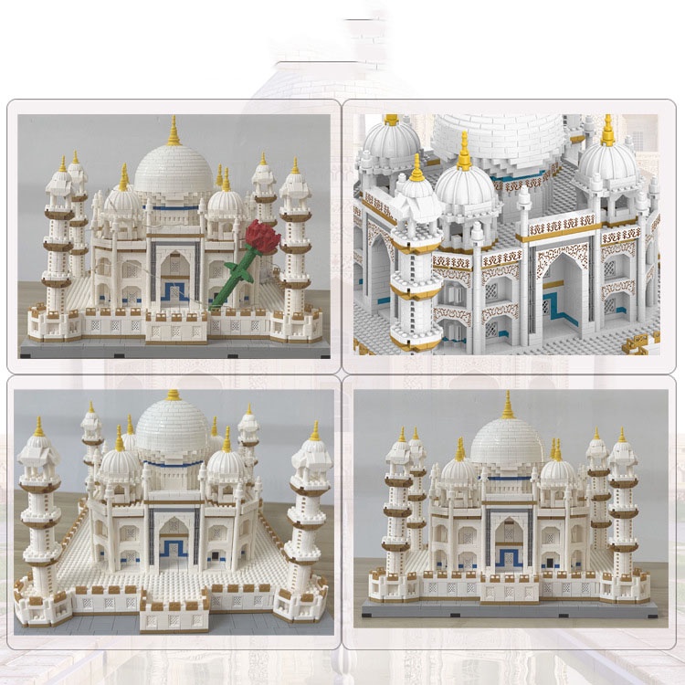 Đồ Chơi Lắp Ráp Taj Mahal Lâu Đài Tuyết Lớn Mẫu Tòa Lâu Đài Disney