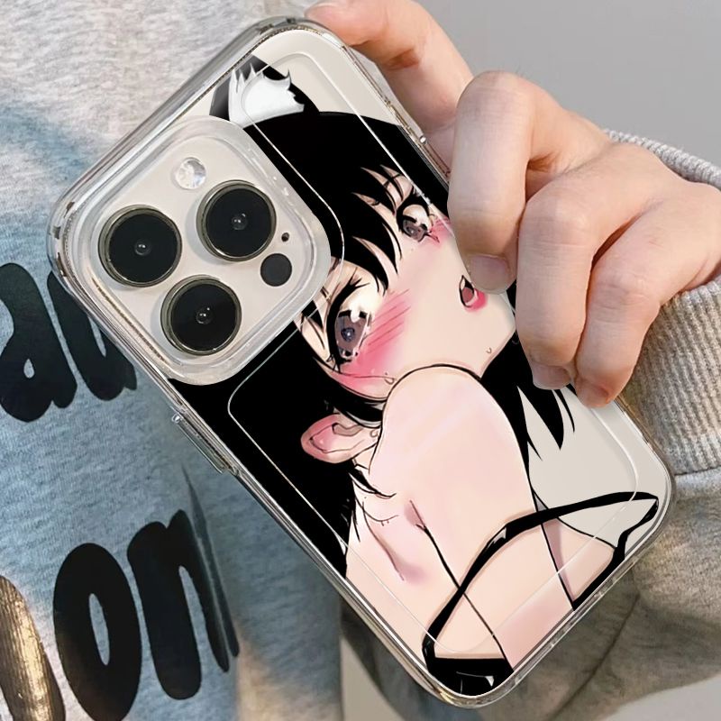 ✅Ốp Điện Thoại Mềm Chống Sốc Họa Tiết Cáo Hoạt Hình Cho iPhone14 / 13promax 12 / 11 7 / 8plus EP54