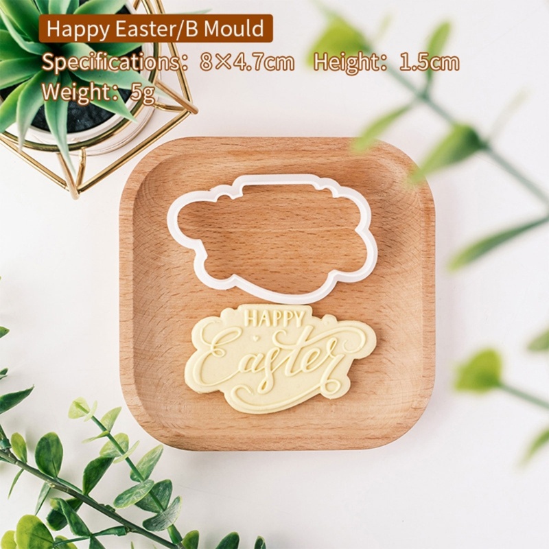 Khuôn Làm Bánh Quy Dạng Đẩy Tiện Dụng Cho Phục Sinh