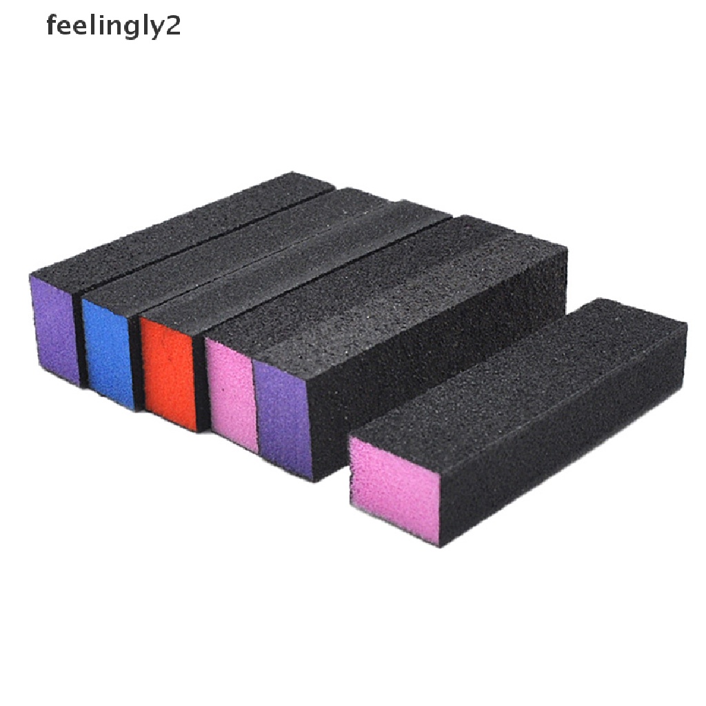 [Hàng Có Sẵn] Bộ 10 Khối Dũa Móng Tay Sáng Bóng (F)