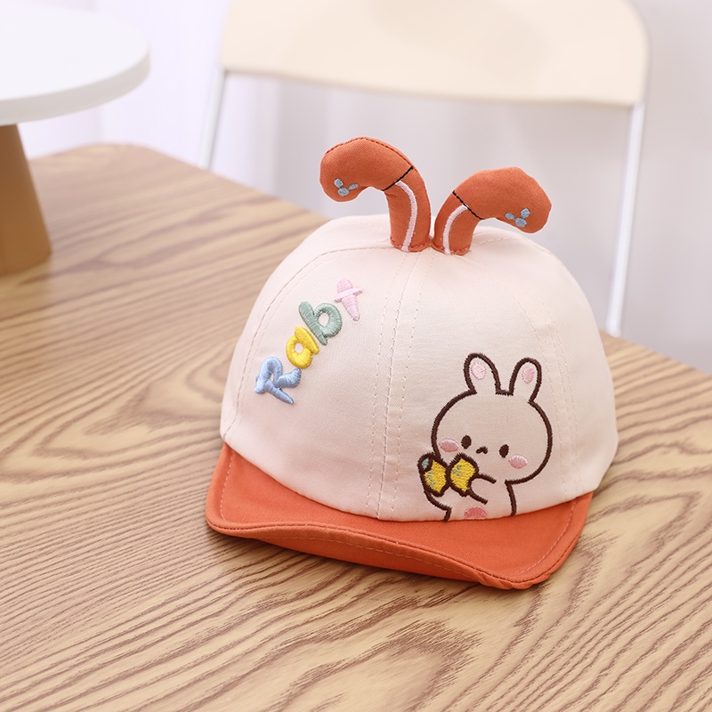 Mũ Lưỡi Trai Thêu Hình Thỏ Dễ Thương Cho Bé