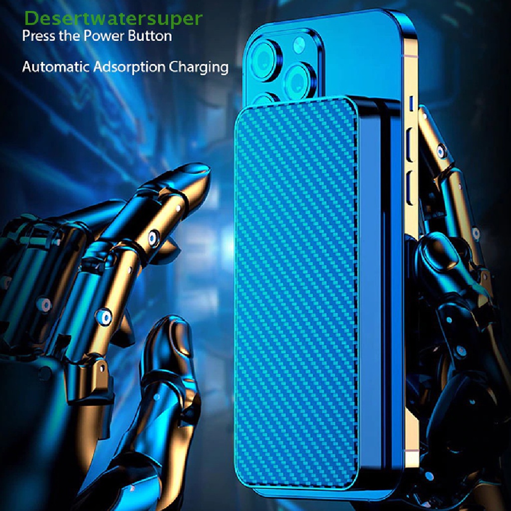 Bộ Sạc Nhanh Không Dây DSVN 20000mAh PD 22.5W Trong Suốt Từ Tính