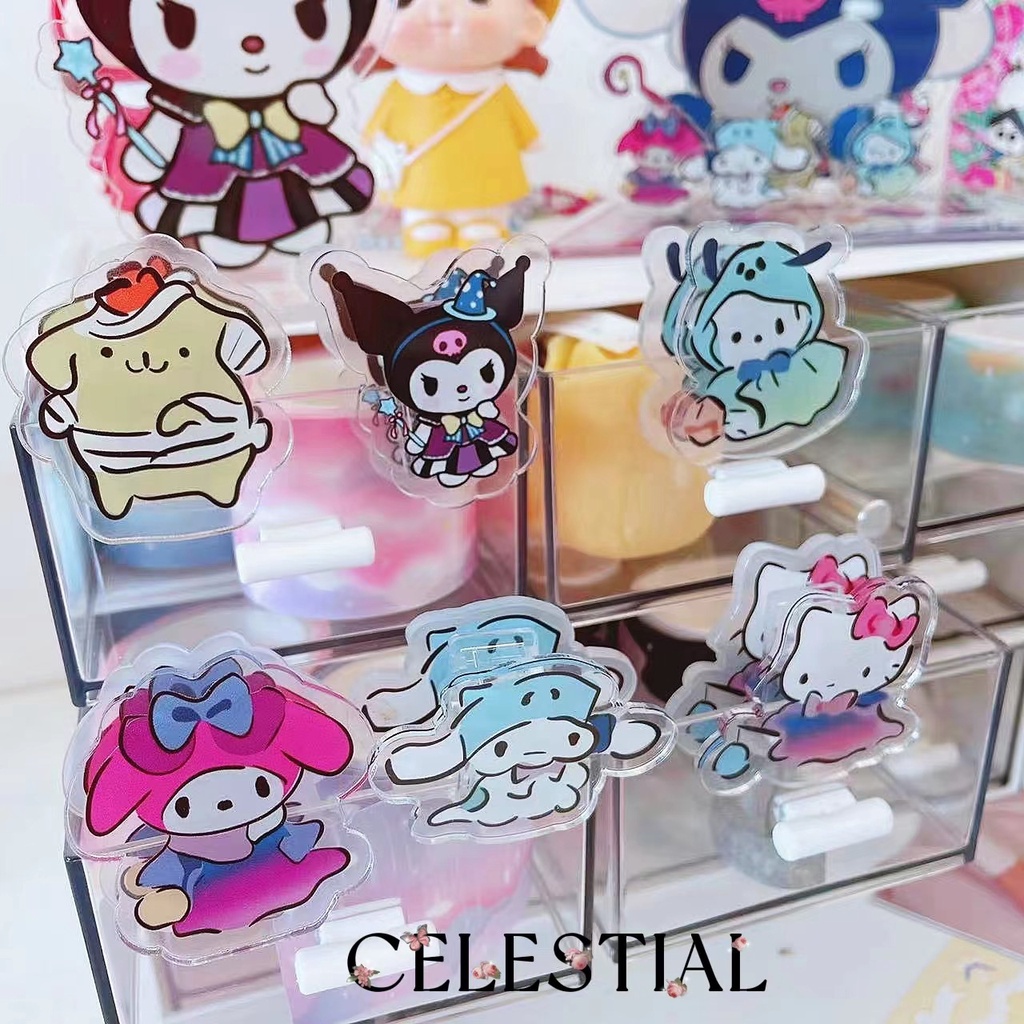 Kẹp Giấy Kiểm Tra Bằng Nhựa Họa Tiết Hoạt Hình My Melody Kuromi Dễ Thương
