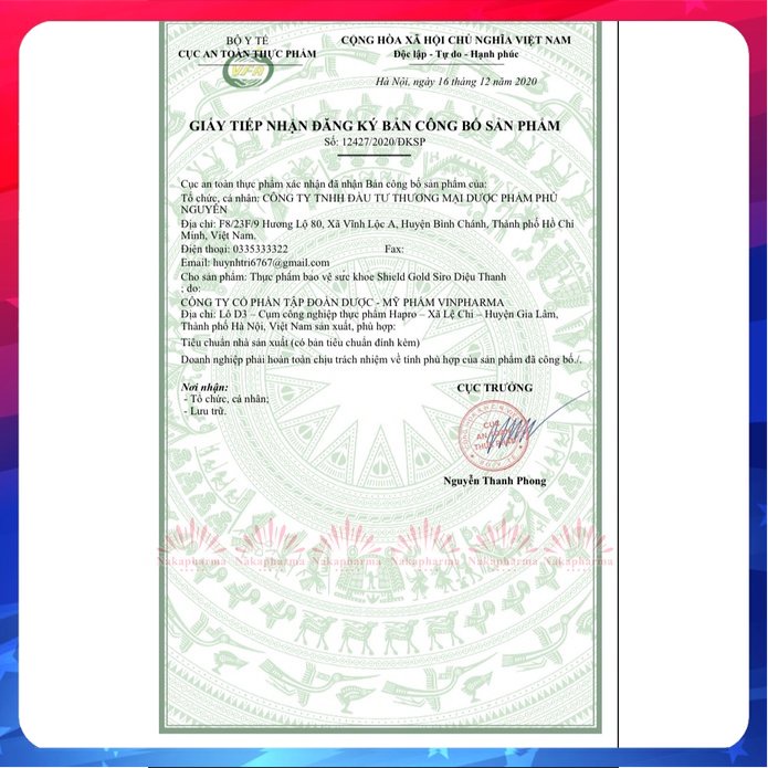 Siro ho Diệu Thanh – Giúp giảm ho, viêm đường hô hấp - Dùng được cho phụ nữ mang thai và cho con bú