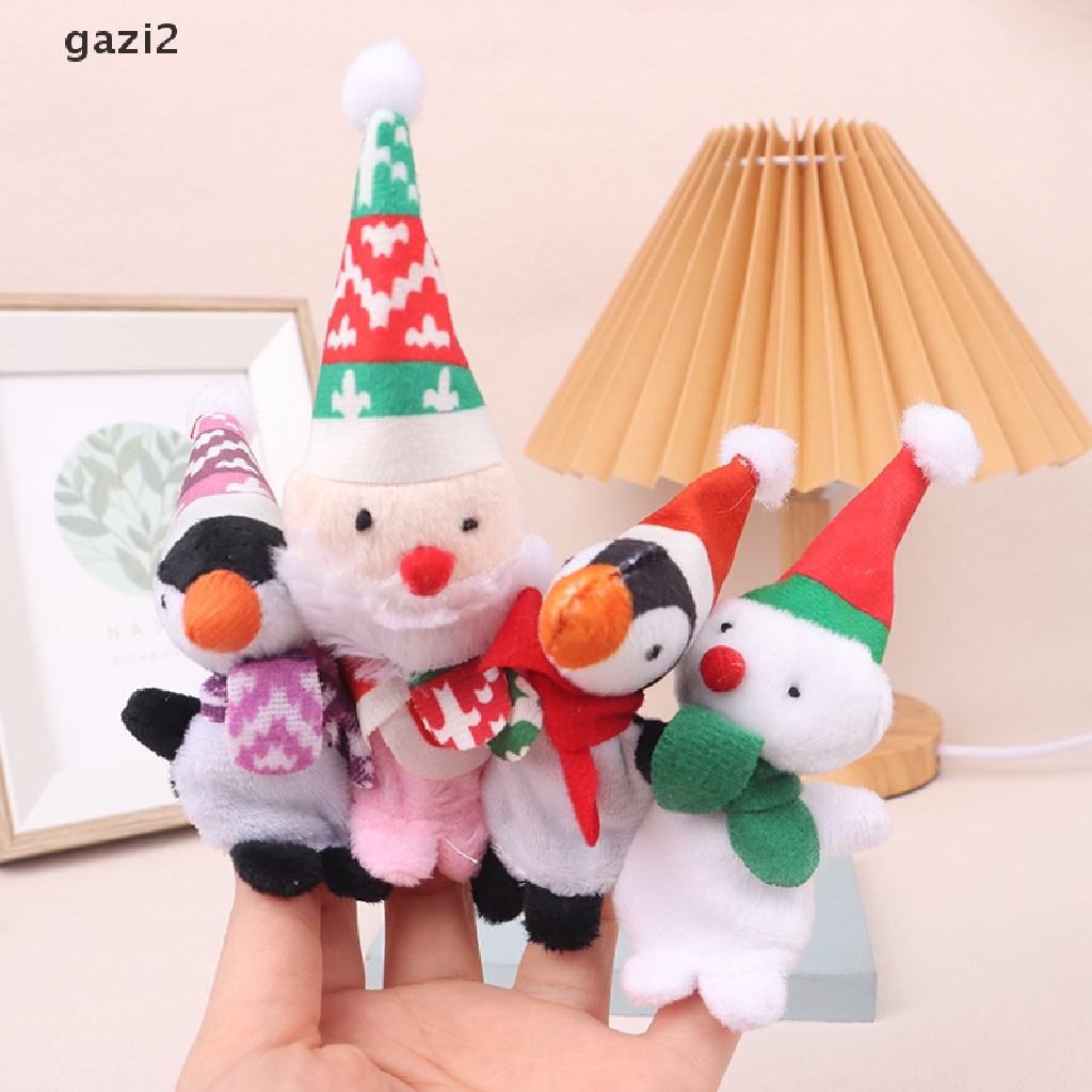 Bộ 5 Con Rối Đeo Ngón Tay Hình Gấu Hoạt Hình Bằng Vải Đồ Chơi Giáo Dục Cho Trẻ Em Gzi2