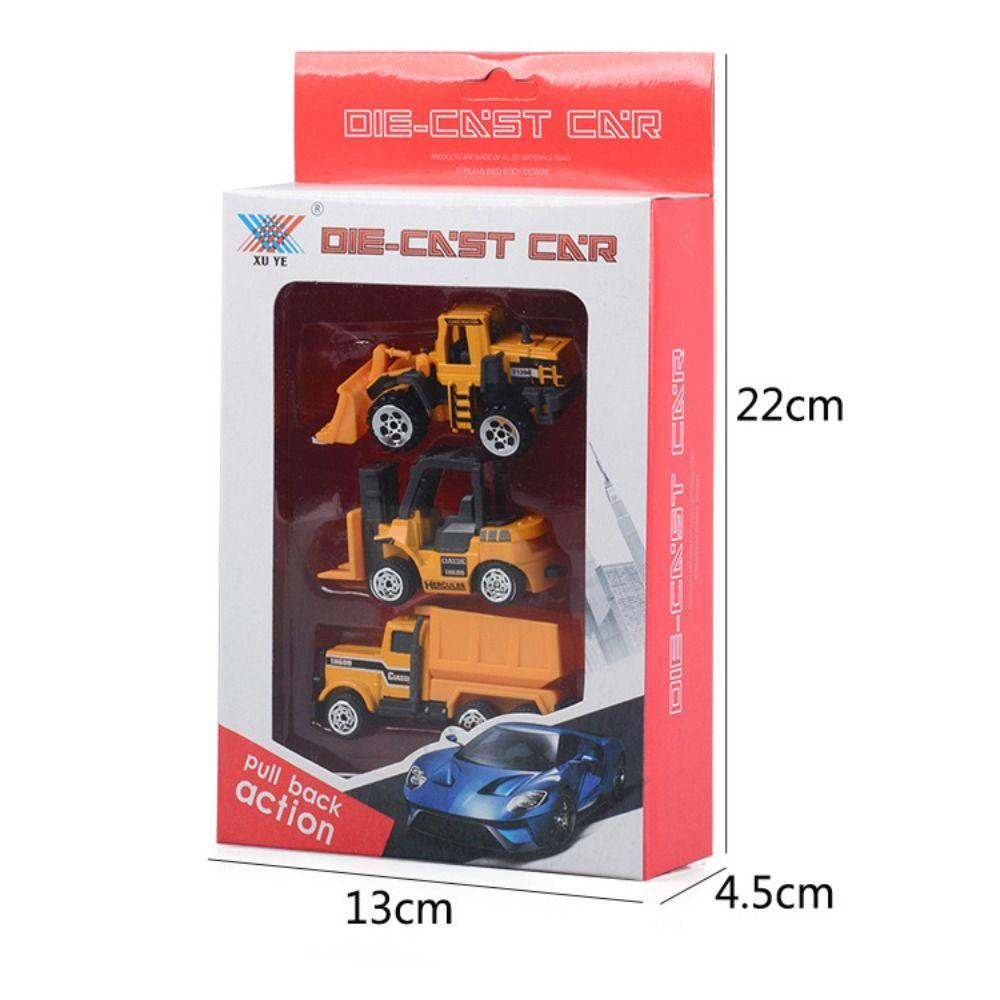 YNATURAL Set 3 Xe Tải Đồ Chơi Dành Cho Các Bé