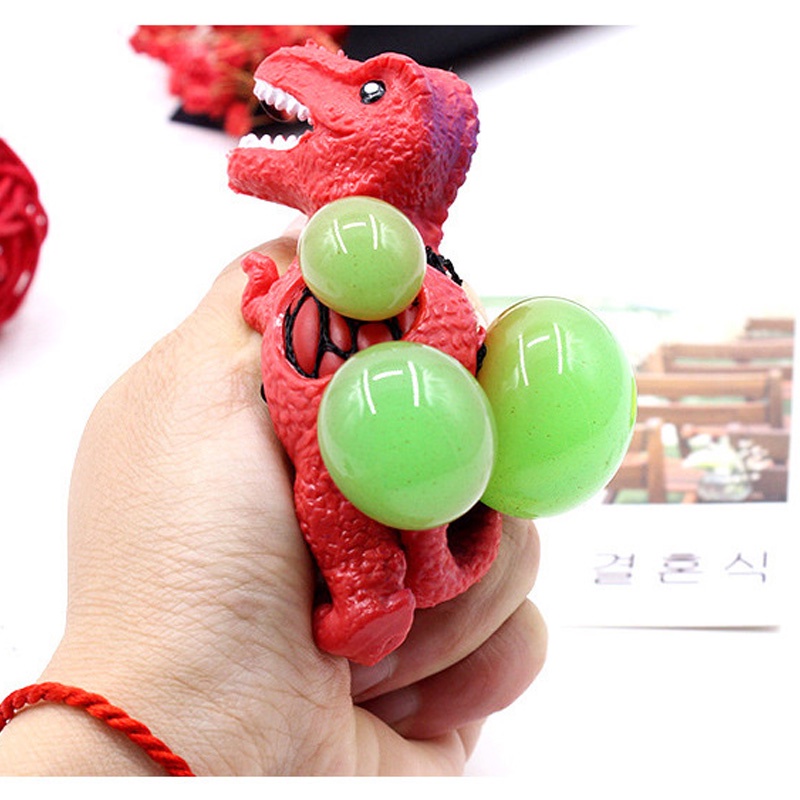 Set 3 Đồ Chơi Squishy Hình Khủng Long Giúp Giảm Căng Thẳng