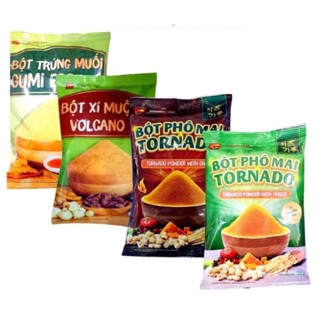 Bột Gia Vị Lắc Khoai Tây Tornado bịch 100g (Bột xí muội, bột trứng muối, bột phô mai)