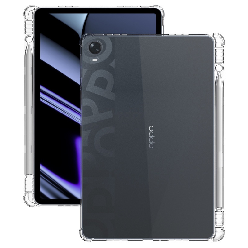 Ốp Máy Tính Bảng TPU Silicon Trong Suốt Có Túi Khí Chống Rơi Và Giá Đỡ Bút Chì Cho OPPO Pad 11 inch 2022