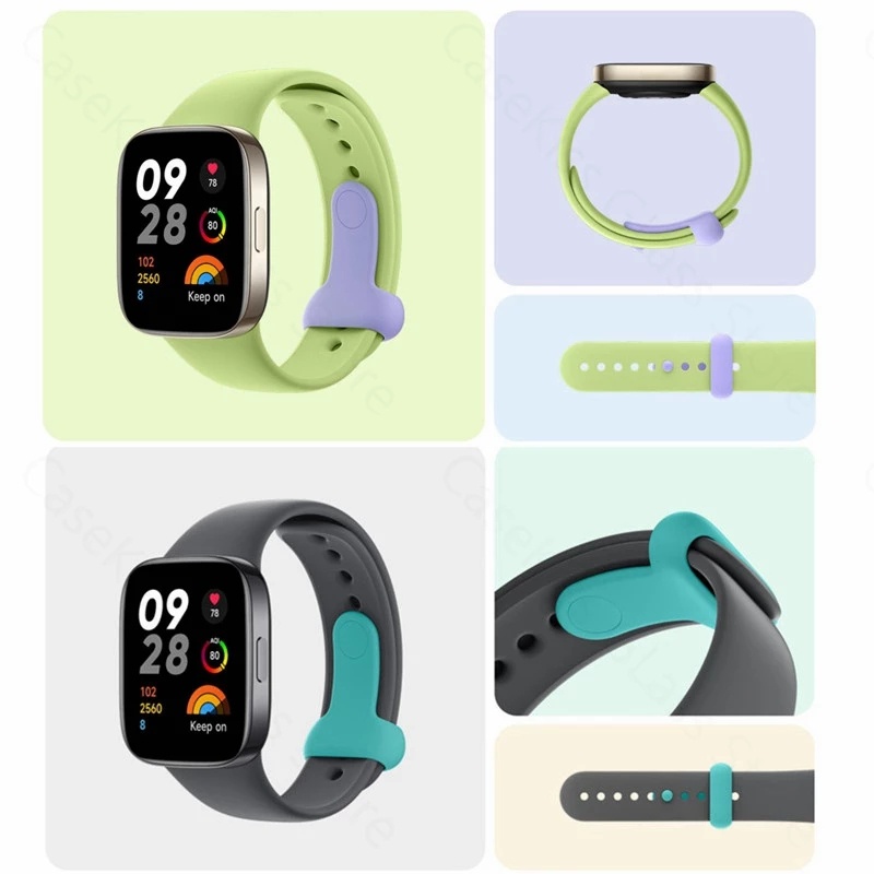 Dây Đeo Silicone Thay Thế Cho Đồng Hồ Thông Minh Xiaomi Redmi Watch 3 Redmi 3