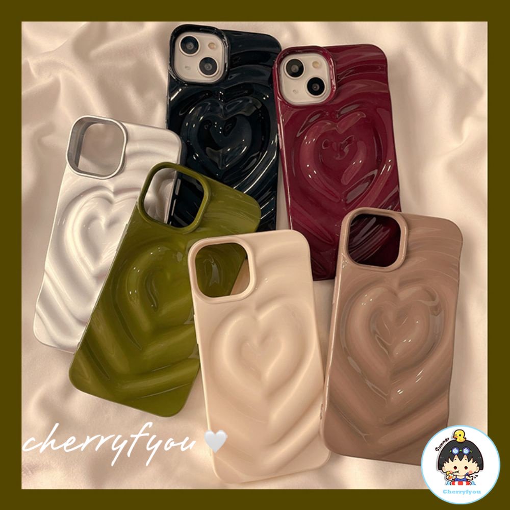 Ốp Điện Thoại IMD Mềm Chống Trượt Chống Rơi Màu Đỏ Rượu Vang Cho IPhone 11 12 13 14 Pro Max 14 Plus