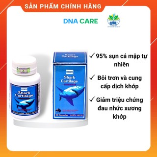 Viên uống xương khớp sụn cá mập Shark Cartilage Costar hỗ trợ tạo chất nhờn cho khớp hộp 30/120/365 viên