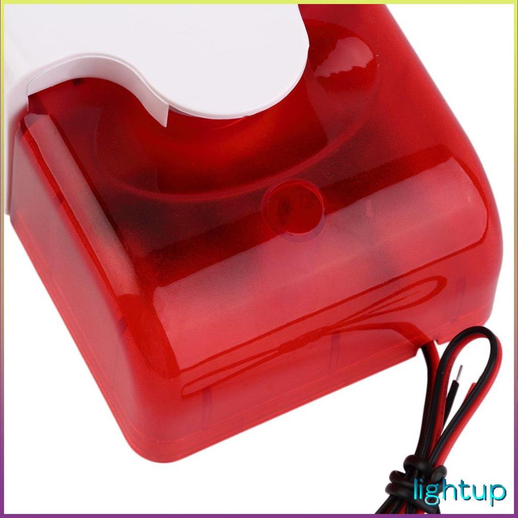 Báo động âm thanh có dây 12V bền Đèn nhấp nháy Còi báo An ninh gia đình