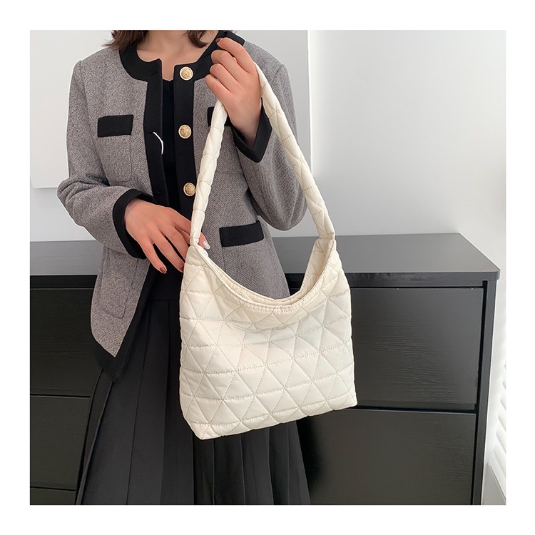 Túi Xách JASMIN NOIR Đeo Vai Chất Liệu Cotton Thiết Kế Đơn Giản Thời Trang Dành Cho Nữ