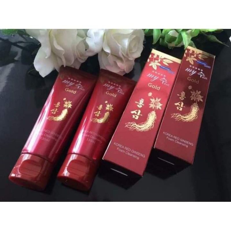 Sửa rửa mặt sâm đỏ My Gold  cho da dầu 130ml