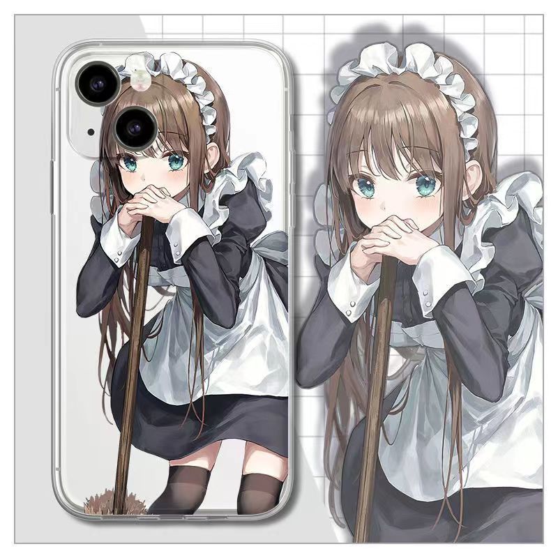 ✅Ốp Điện Thoại In Hình Cô Gái Phong Cách Đường Phố Cho iPhone12 13 / 14Promax 11 XR XS / 7 / 8pins