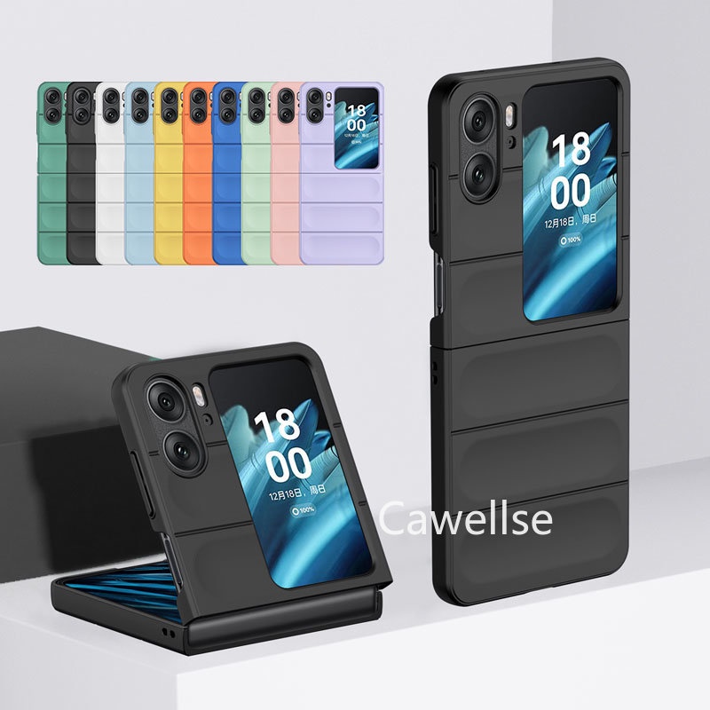 Ốp Điện Thoại PC Cứng Nắp Gập Mỏng Màu Macaron Cho OPPO Find N2