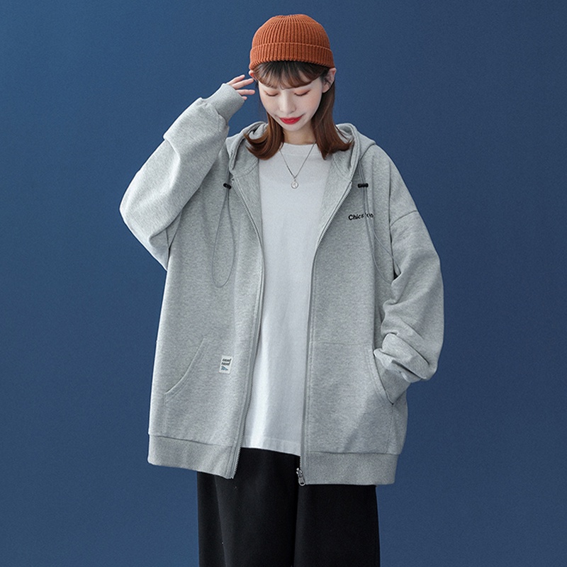 Hàng Có Sẵn Áo Hoodie Unisex Oversize Phong Cách Hàn Quốc