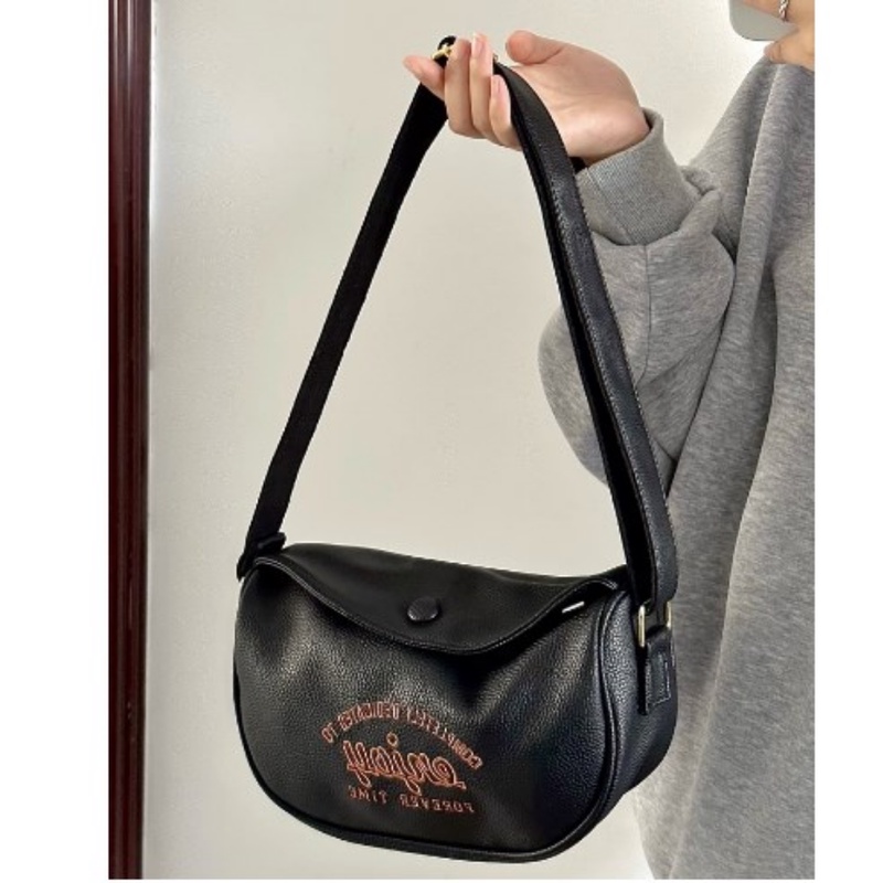 Hàng Mới Về Túi Xách Da PU Cỡ Lớn Thêu Họa Tiết Phong Cách vintage Thời Trang Thu Đông JP5