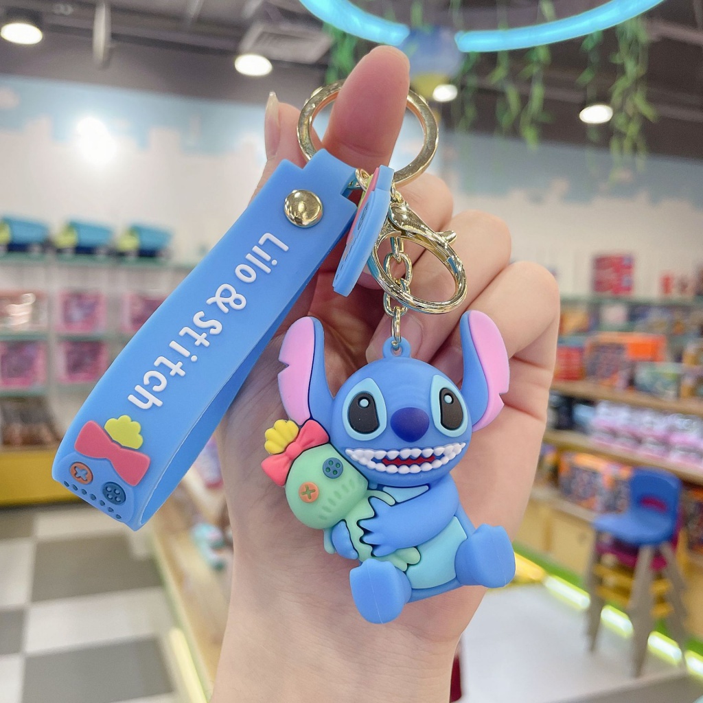 Móc Khóa Hình Nhân Vật Hoạt Hình Stitch Đáng Yêu