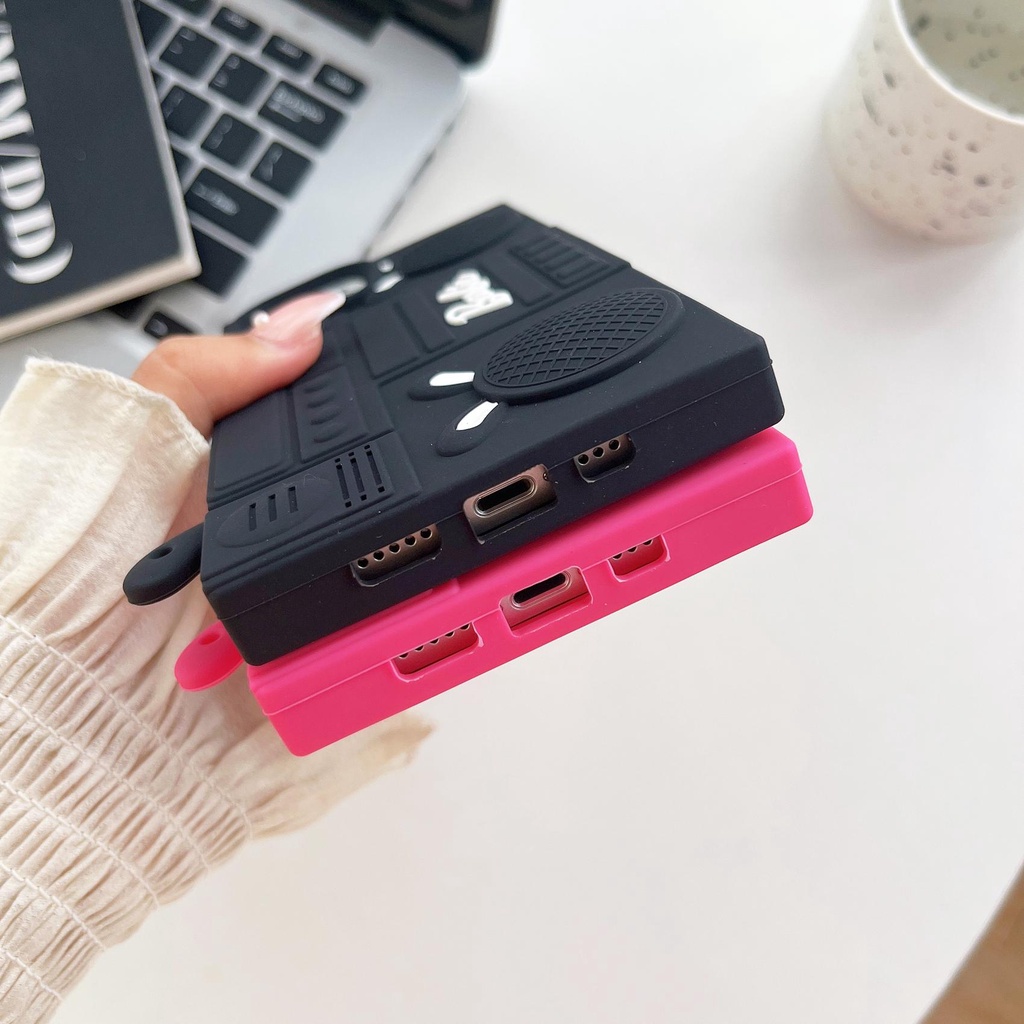 Ốp Điện Thoại Silicon Tpu Mềm Hình Radio 3D Sáng Tạo Bảo Vệ Toàn Diện Cho iPhone 14 13 12 11 Pro Max